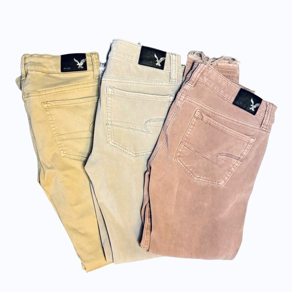 American Eagle Outfitters 360 Super Stretch Jegging 3 pc-Size 0 short